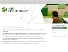 Tablet Screenshot of epidemiology-education.nl